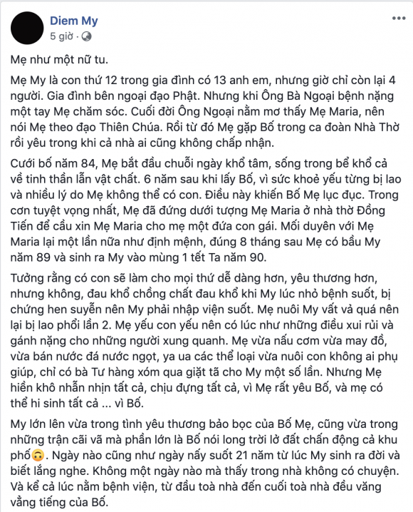 Diễm My, diem my 9x, sao viet, ke ve me